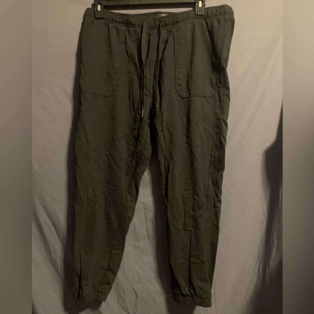 Gray/Black Original Weatherproof Vintage Slim Tapered Fit Joggers- Mens XL